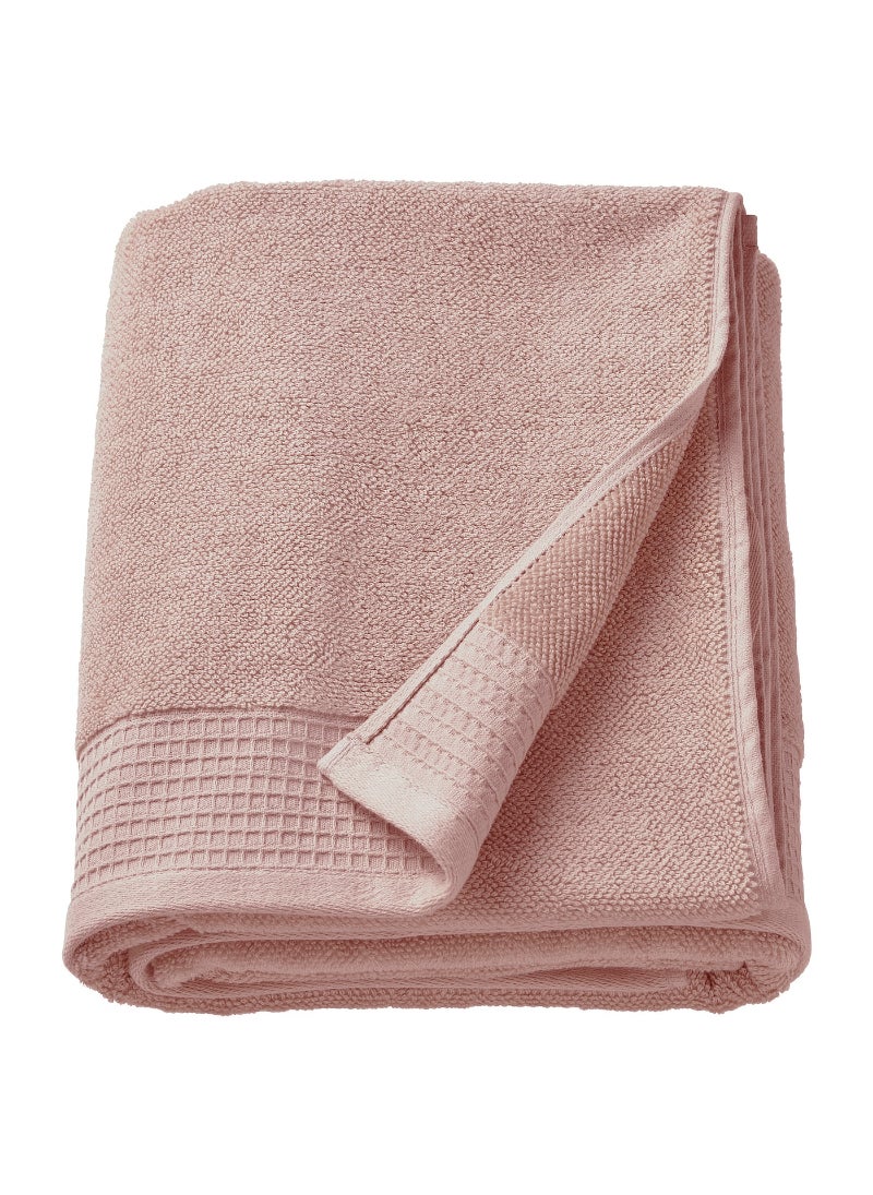 Bath Sheet Luxurious and Extra Large Premium Cotton Ultra Soft and Highly Absorbent Light pink 100x150 cm