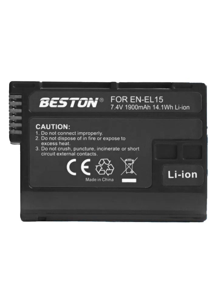 Beston EN-EL15 Battery For Nikon Cameras - Pack of 1