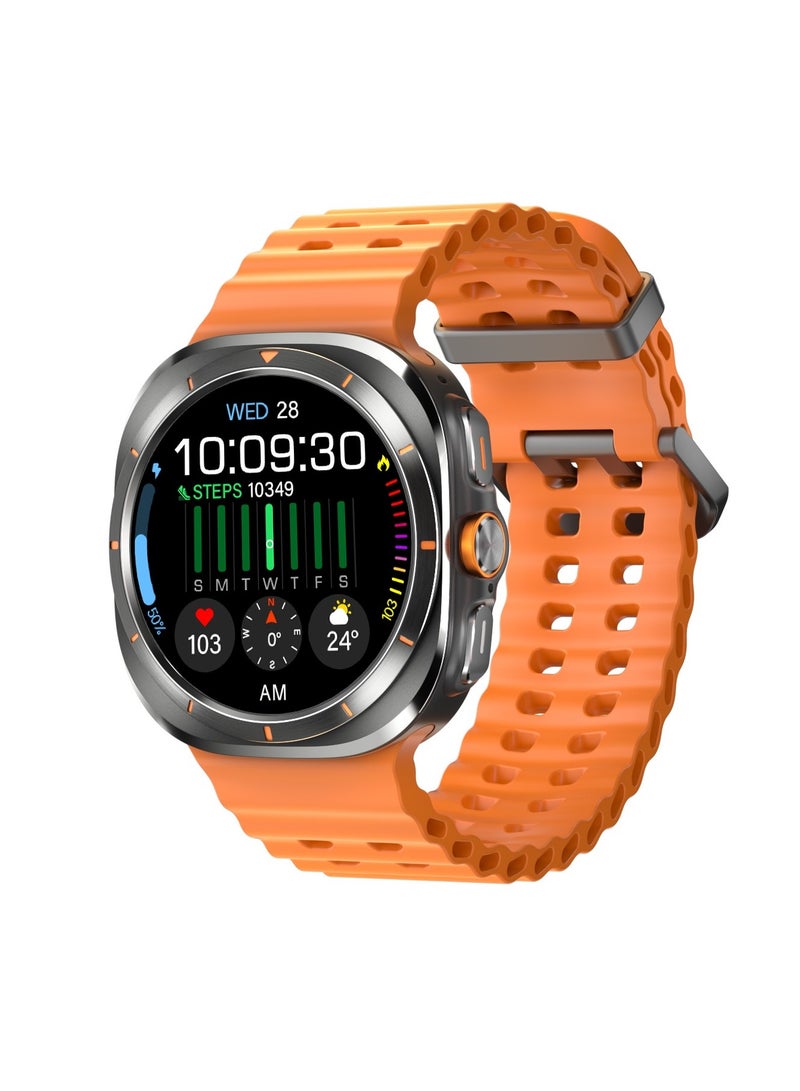 W7 Smartwatch FitCloudPro Integrated AMOLED Display Health And Fitness Tracker with NFC and Wireless Charging