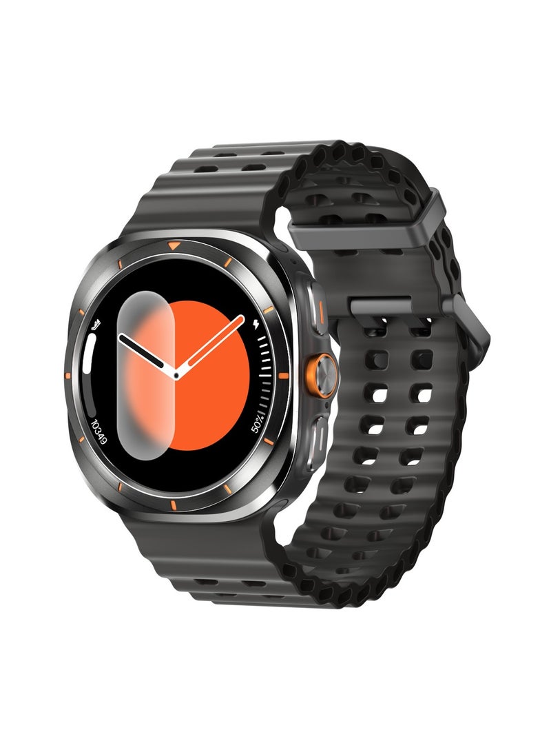 W7 Smartwatch FitCloudPro Integrated AMOLED Display Health And Fitness Tracker with NFC and Wireless Charging