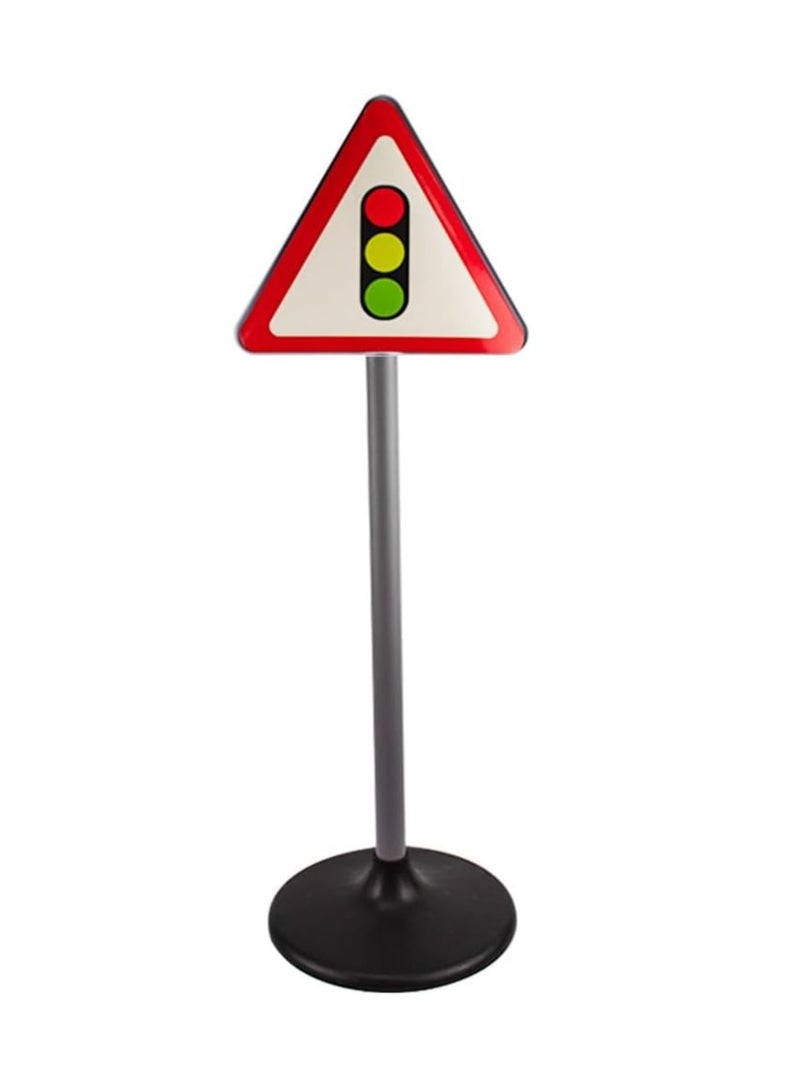 UKR 70 cm Traffic Signs 5 Pc Set Pretend Play Cars Road Playset Boys Kids Learning Signs Toys (5 Pcs Traffic Signs)