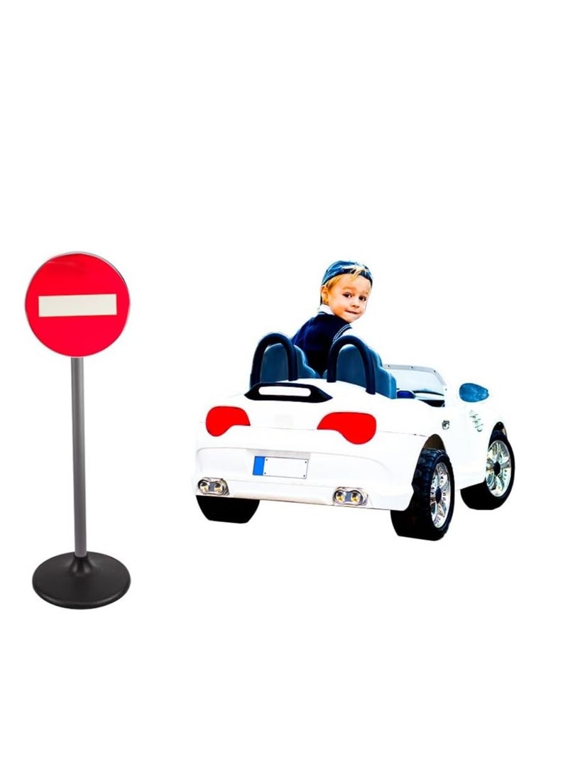 UKR 70 cm Traffic Signs 5 Pc Set Pretend Play Cars Road Playset Boys Kids Learning Signs Toys (5 Pcs Traffic Signs)