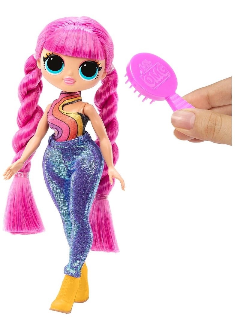 L.O.L. Surprise! LOL OMG Fashion Doll - Roller Chick With Pink Hair Stylish Doll For Girls