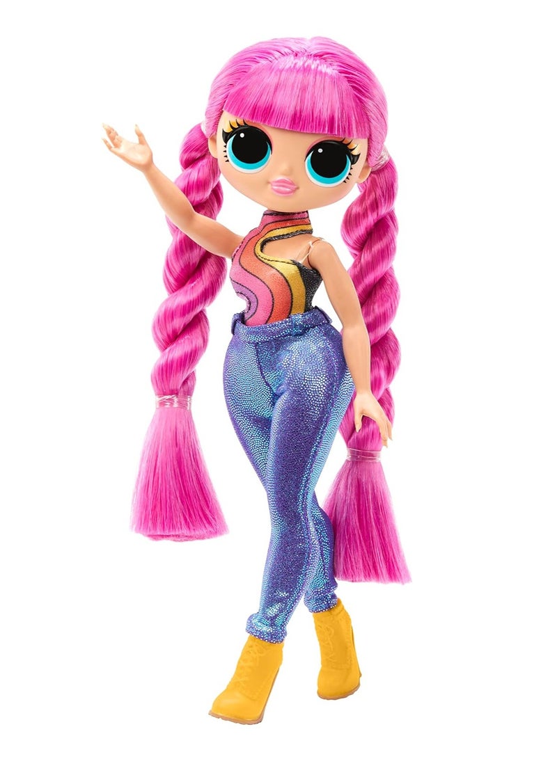 L.O.L. Surprise! LOL OMG Fashion Doll - Roller Chick With Pink Hair Stylish Doll For Girls