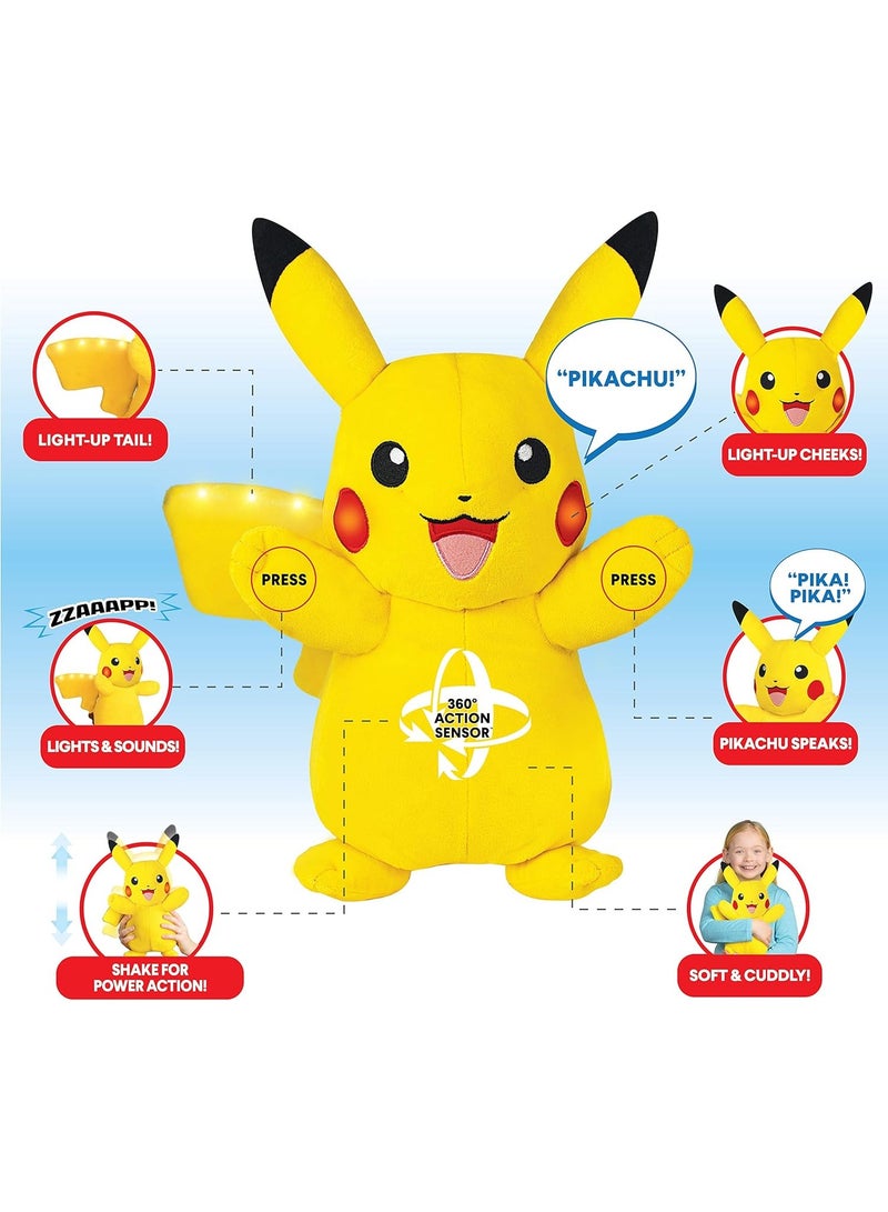 Pokemon Plush Power Action Feature Pikachu