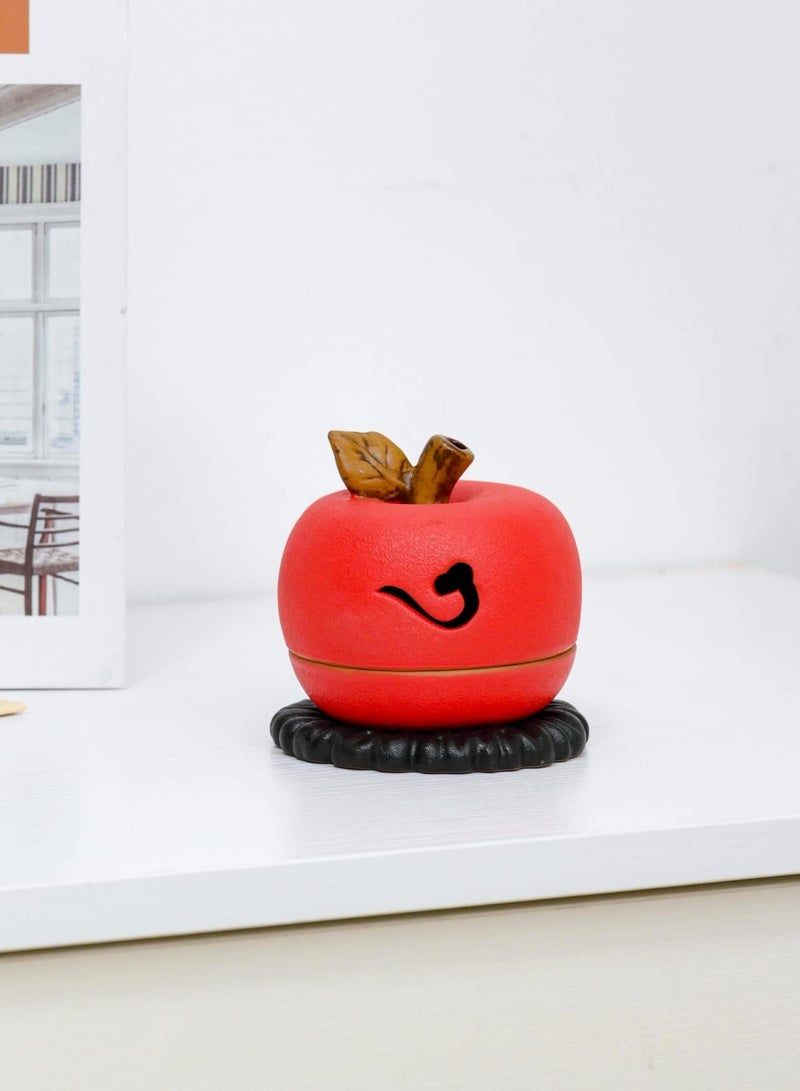Ceramic Incense Burner Holder, Censer Porcelain Decorative, Incense Ash Catcher Tray for Office Yoga, Relaxation, Livingroom, Home Decoration.