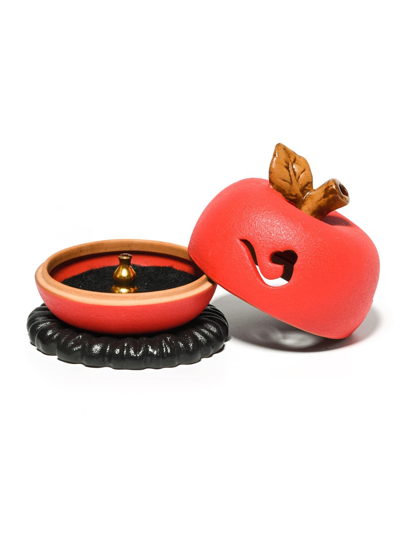 Ceramic Incense Burner Holder, Censer Porcelain Decorative, Incense Ash Catcher Tray for Office Yoga, Relaxation, Livingroom, Home Decoration.