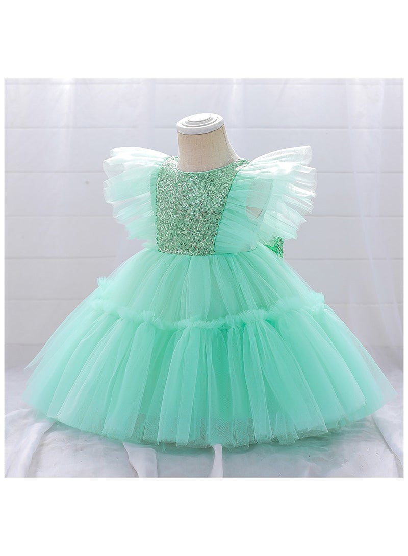 Alice Butterfly Light Green Party Dress