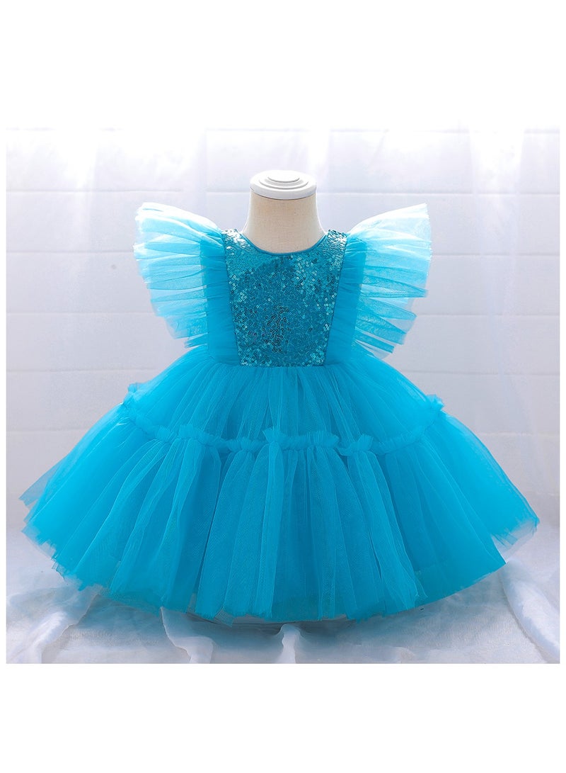 Alice Butterfly Blue Party Dress