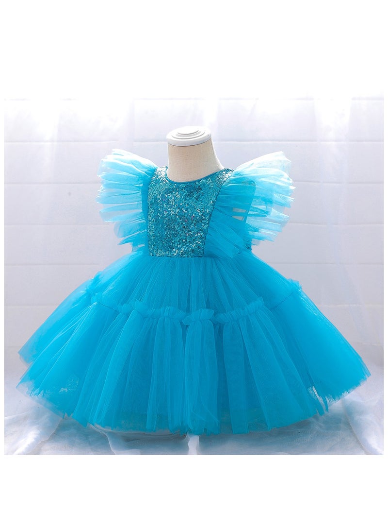 Alice Butterfly Blue Party Dress