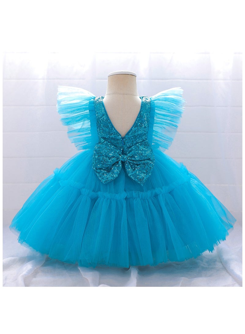 Alice Butterfly Blue Party Dress