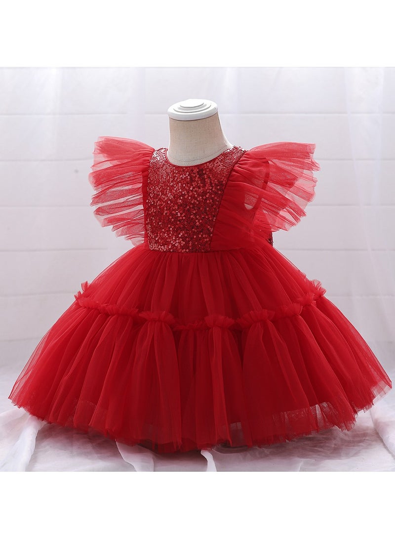 Alice Butterfly Red Party Dress