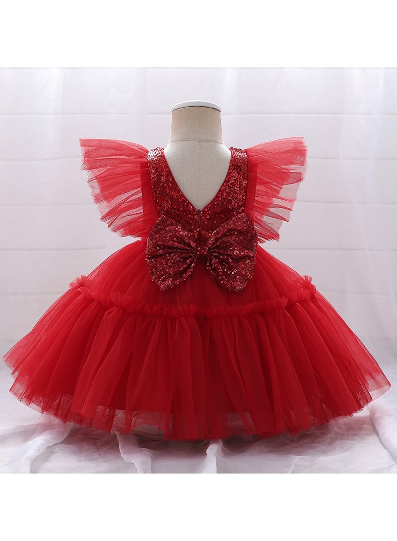 Alice Butterfly Red Party Dress