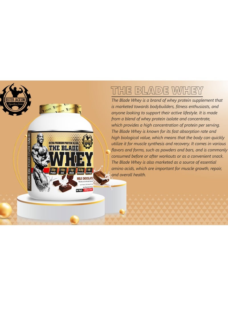 Dexter Jackson Gold Series The Blade Whey 5lbs Milk Chocolate - Ultra Premium Protein Blend