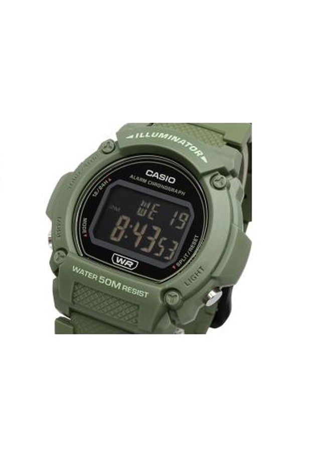 Resin Digital Watch W-219HC-3BVDF