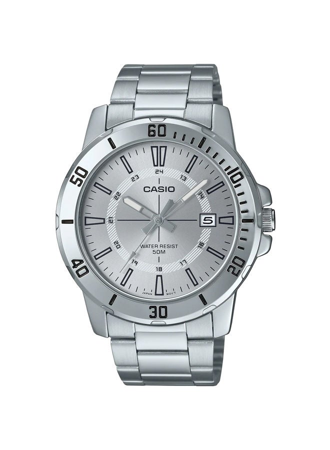 Stainless Steel Analog Watch MTP-VD01D-7CVUDF