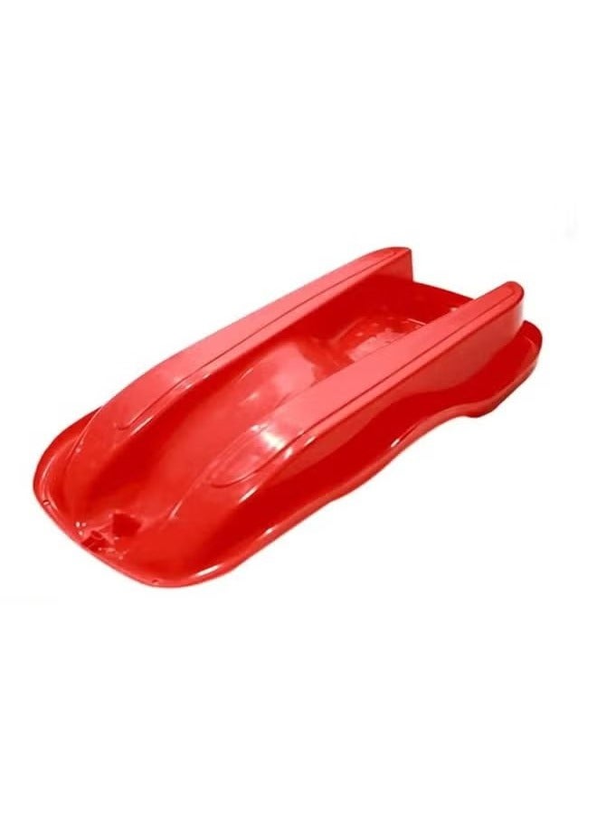 Outdoor sports plastic sand ski, snowboard, grass ski, red