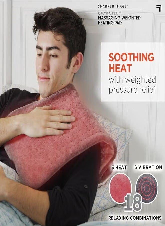 Ultimate Heated Massage Blanket Full Body Relief with Weighted Comfort and Targeted Therapy