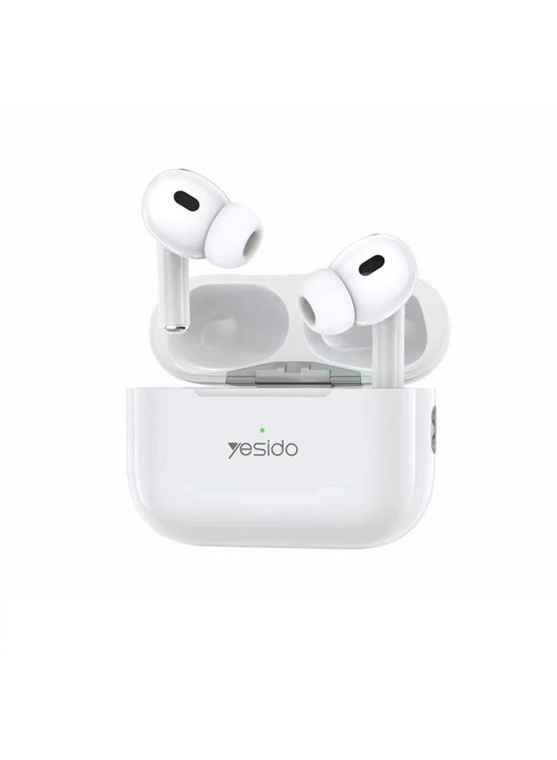 Yesido BT16 EARBUDS Bluetooth 5.1 Wireless Earphone  Enhanced Sound Quality - White