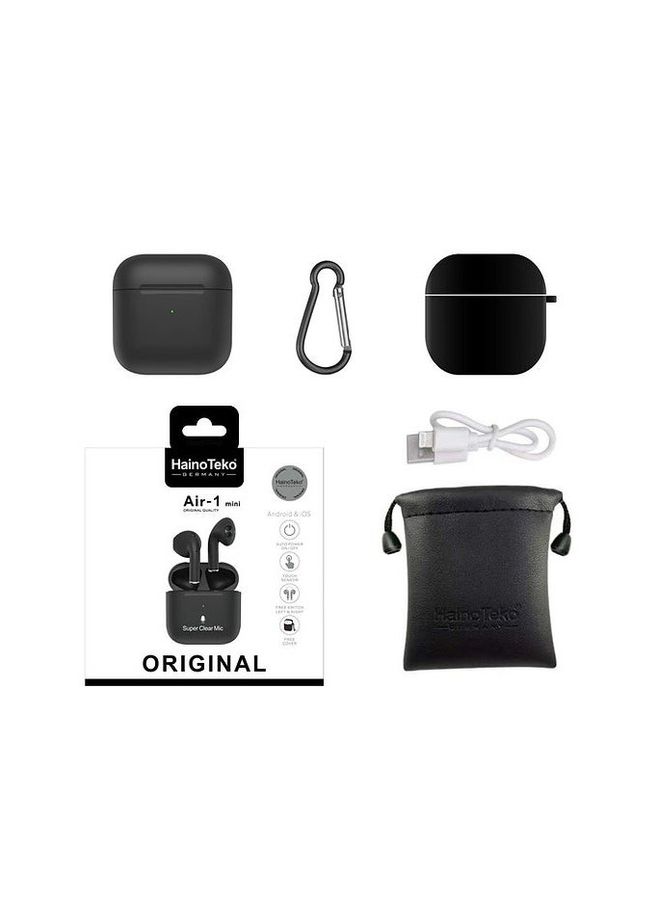 Haino Teko Germany Air 1 Mini Bluetooth Wireless Earphone Headset and Super Clear Mic For Android and iOS