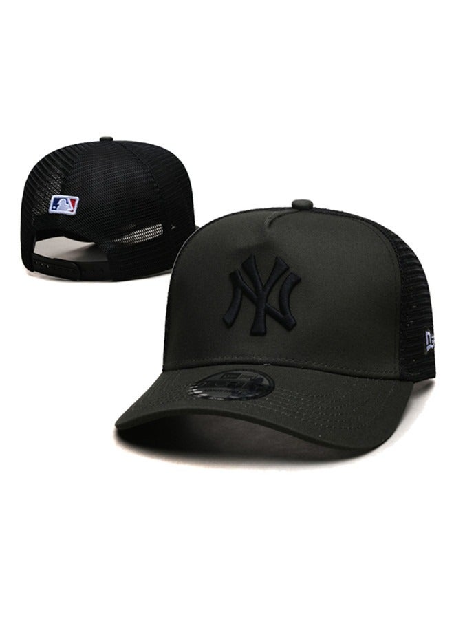 NEW ERA 9 New York Yankees baseball cap duckbill cap sun cap pure cotton mesh cap unisex