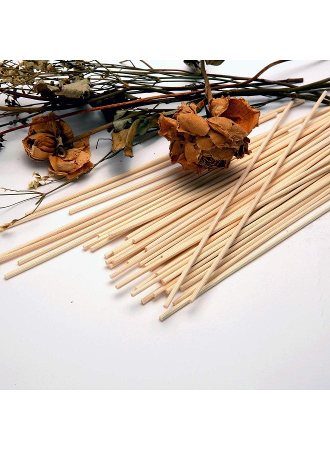 Tomcenxi TAndC 120Pieces Reed Diffuser Sticks, 11 Inch Natural Rattan Wood Sticks, Diffuser Refills, Essential Oil Aroma Diffuser Replacements Sticks For Home, Office (Natural Color)