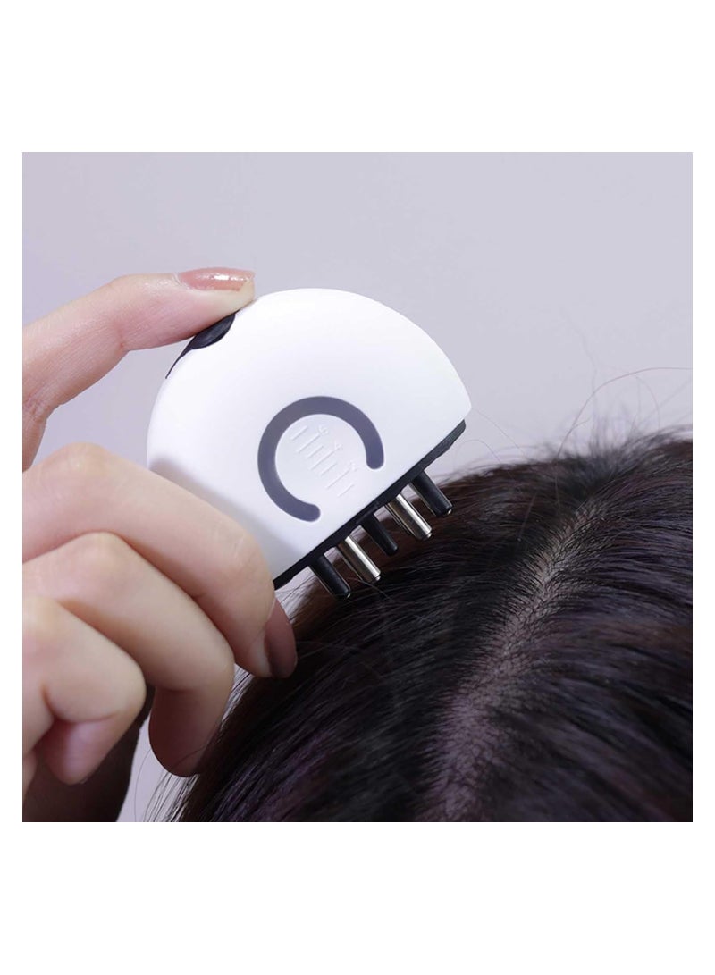 Hair Oil Applicator with Red Light, Electric Scalp Massager for Hair Treatment Growth, 2 in 1 Scalp Applicator Brush Medicine Fluid Essential Oil Serum, Dandruff Exfoliator Treatment, Fillable Brush