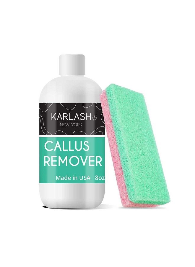 Professional Best Callus Remover Gel For Feet And Foot Pumice Stone Scrubber Kit Remove Hard Skins Heels And Tough Callouses From Feet Quickly And Effortless 8 Oz