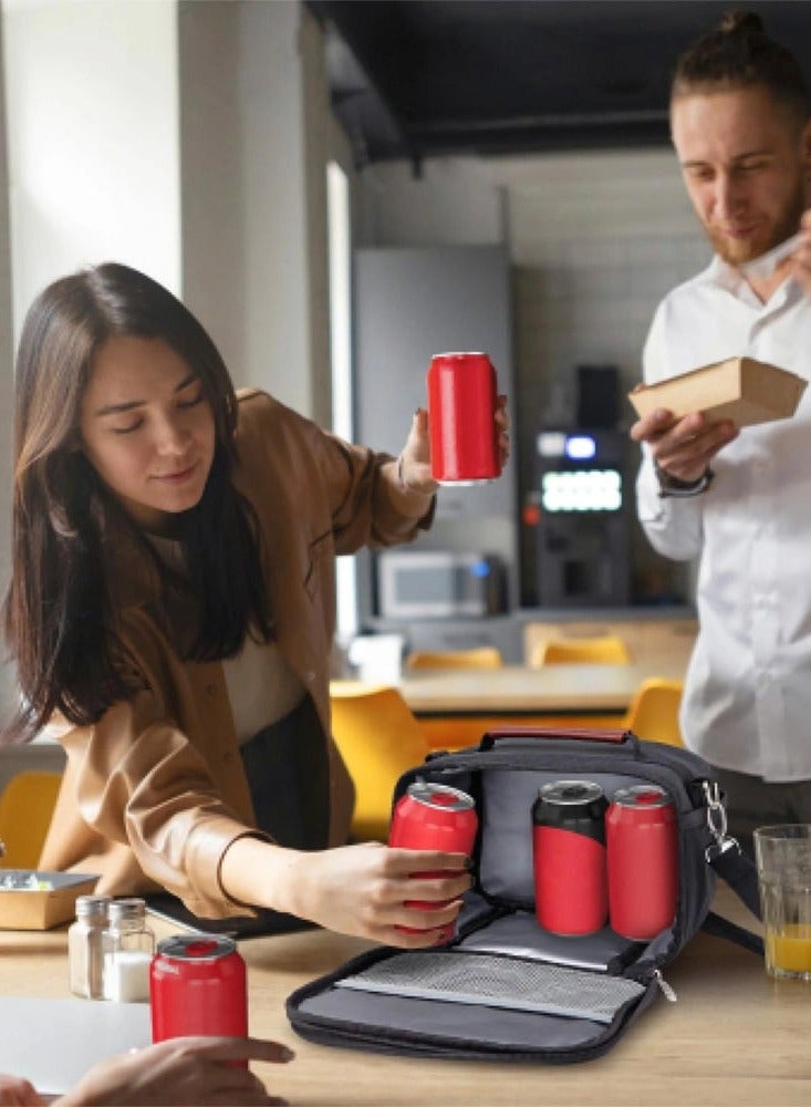 Insulated Lunch Bag, Navy Blue