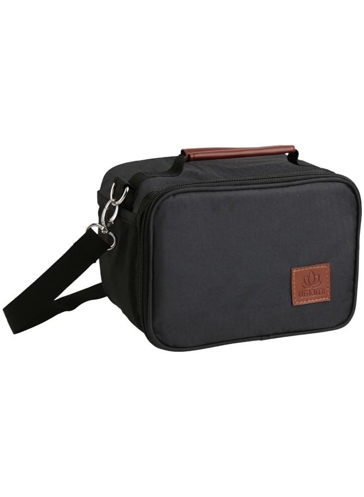 Insulated Lunch Bag, Black