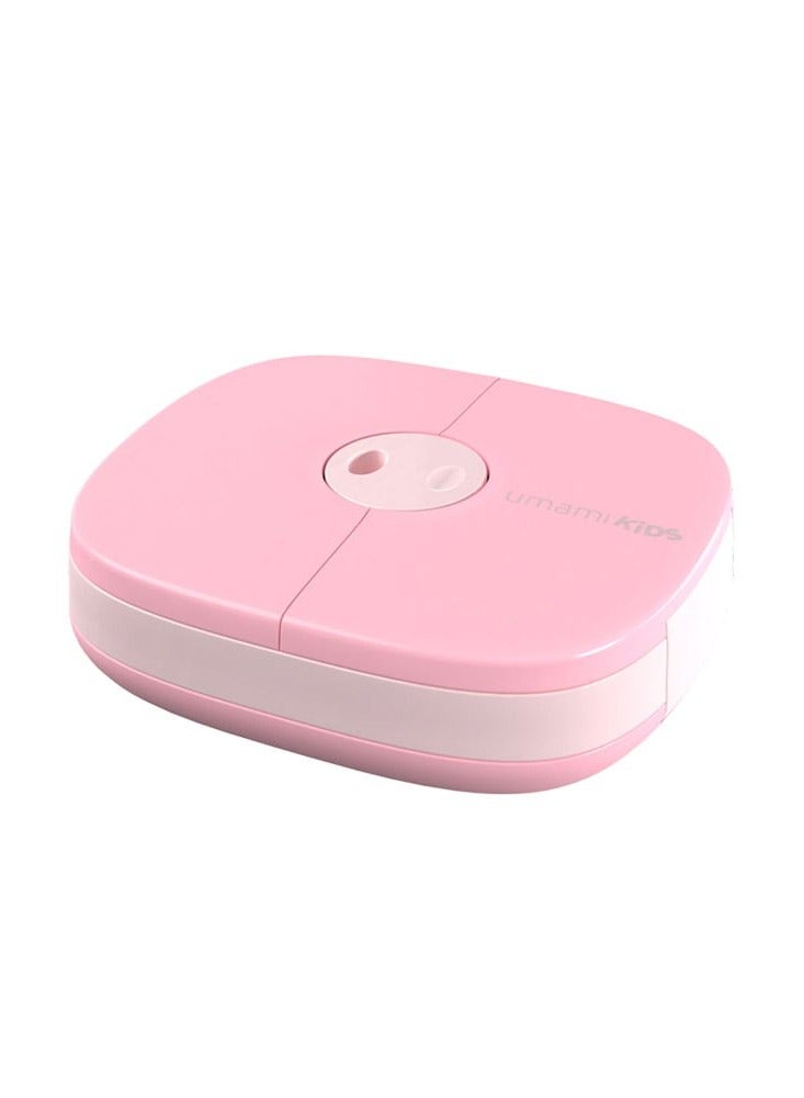 Kids Bento Lunch Box with Cutlery, Pink