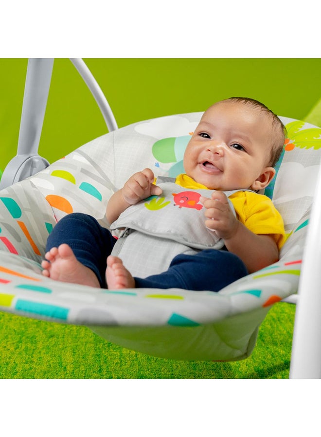 Playful Paradise Portable Compact Automatic Baby Swing With Music, Newborn +