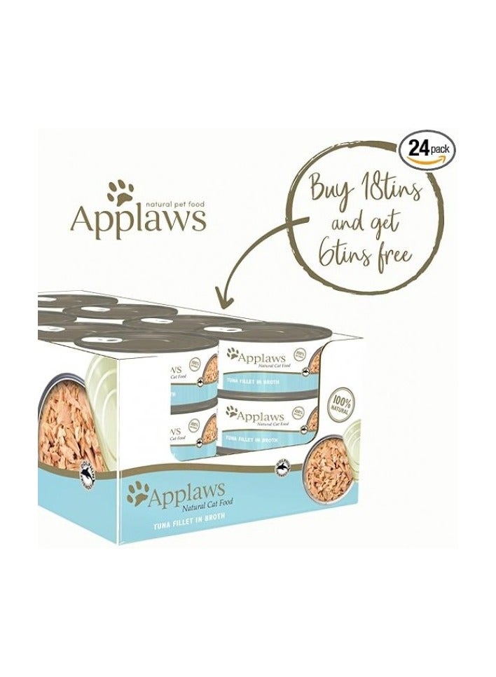 Applaws Adult Wet Food Tuna Fillet -  156G X 1BOX