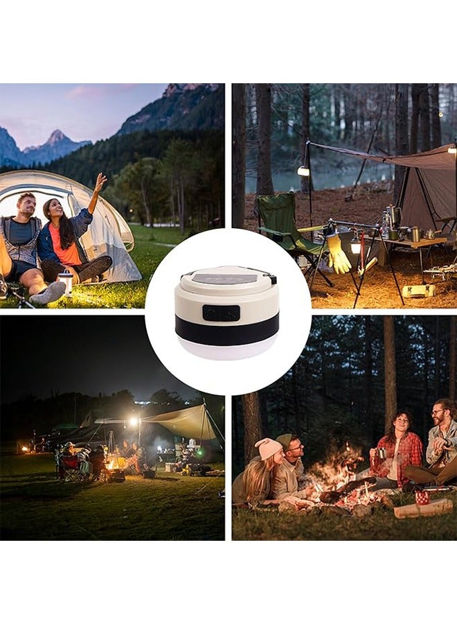 Mini LED Camping Light, USB Rechargeable Camping Light, Outdoor Campsite Light, Long Life LED Night Light for Hiking, Power Outage, Camping, Storms, Fishing