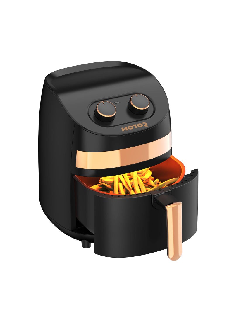 3.5L Air Fryer Household Multi-Functional Large Capacity Visual Air Fryer Smart Touch Color-Black