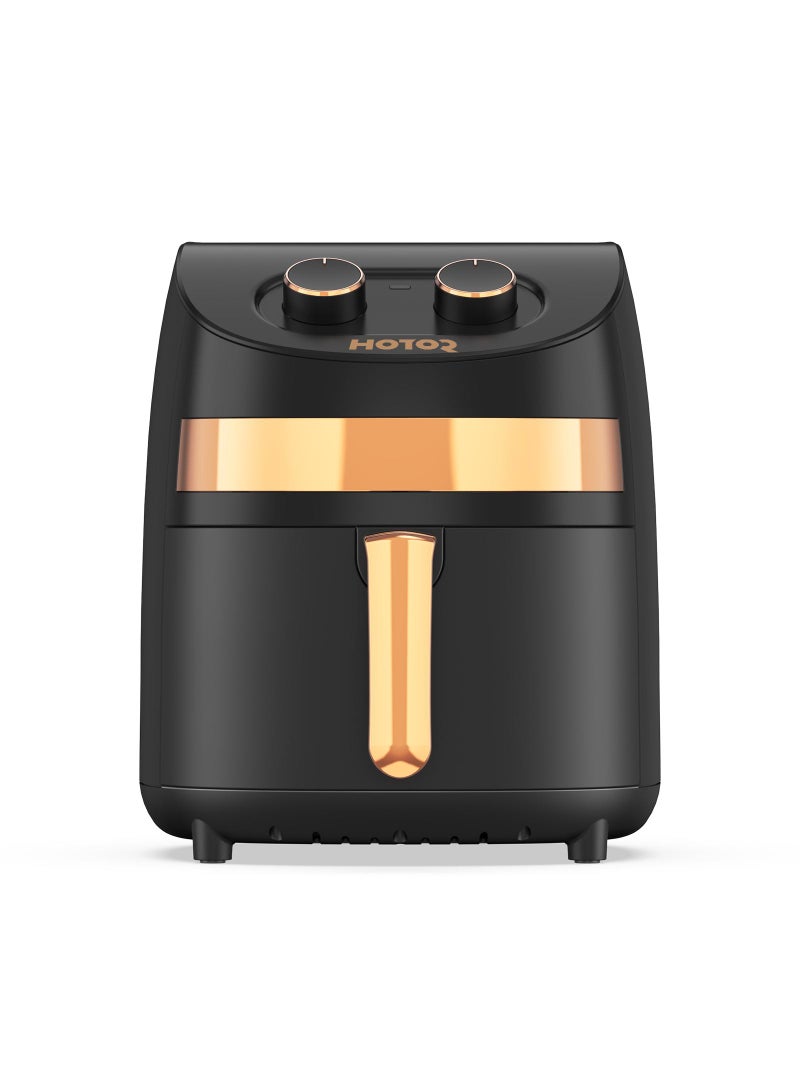 3.5L Air Fryer Household Multi-Functional Large Capacity Visual Air Fryer Smart Touch Color-Black