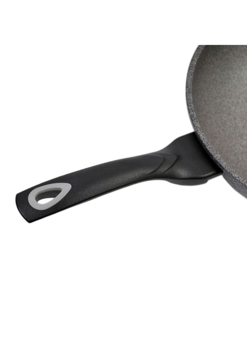 Deep Fry Pan Grey 30 Centimeter