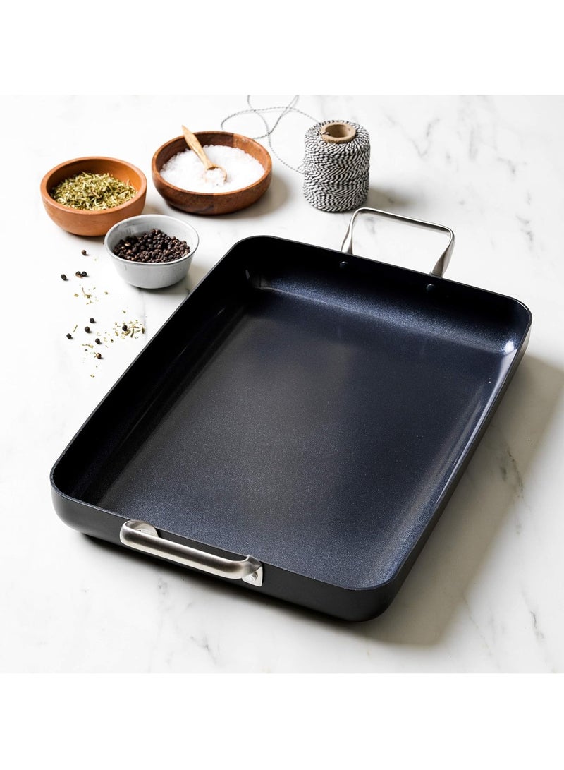 Chop & Grill By Greenpan,  Roaster Gp Versatile Roasting Pan For Grilling And Oven Use For  For Roasting Meats, Vegetables, And Other Dishes