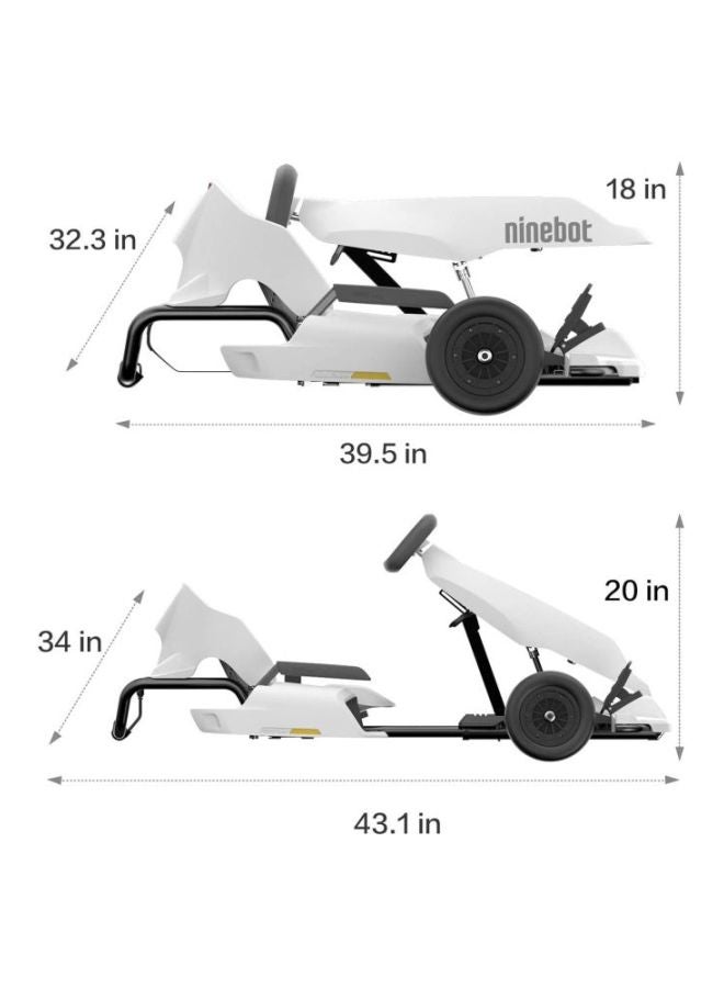 Ninebot Electric Go-Kart Scooter 138.3x82.2x60cm