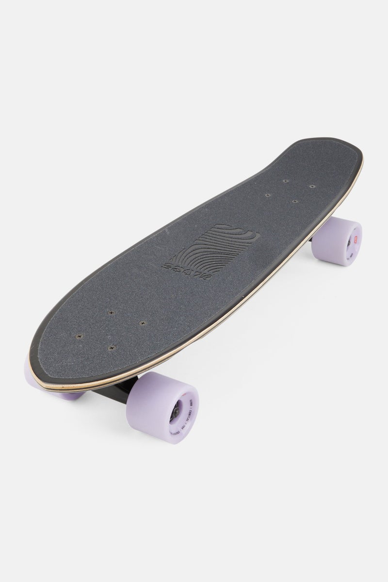 Blazer Complete Cruiser Skateboard, Black/Purple