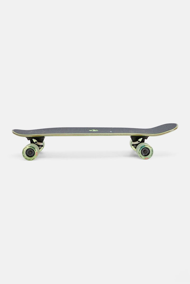 Trooper Native Skateboard 68 L x 20 W cm, Black/Lime Green