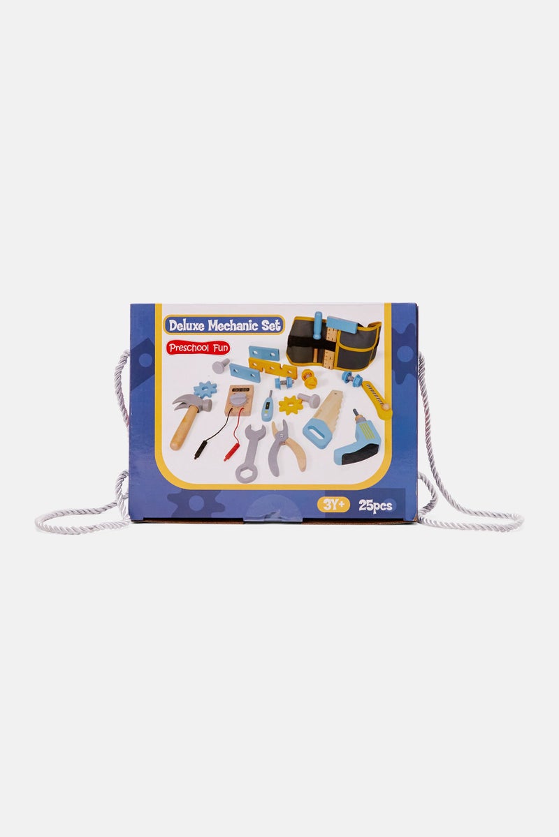 25 Pieces Deluxe Mechanic Set, Blue Combo