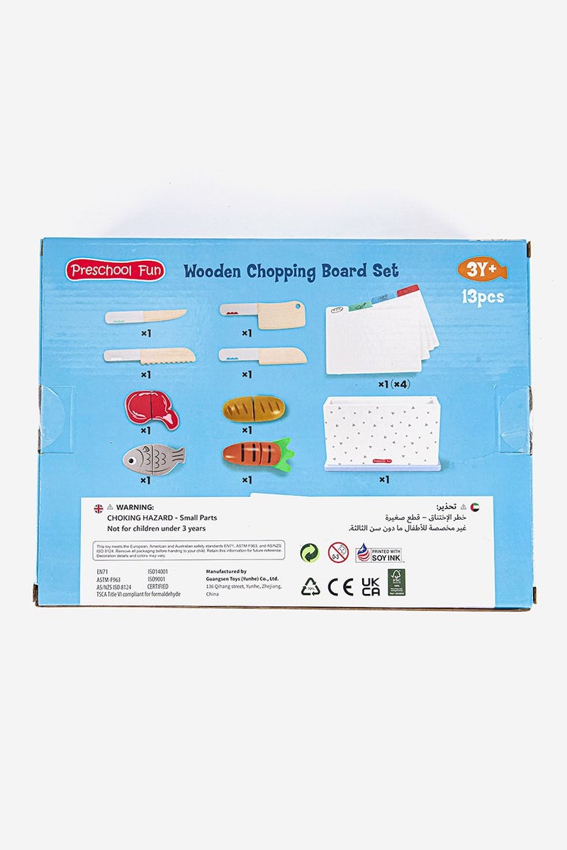 Wooden Chopping Board Set, White Combo