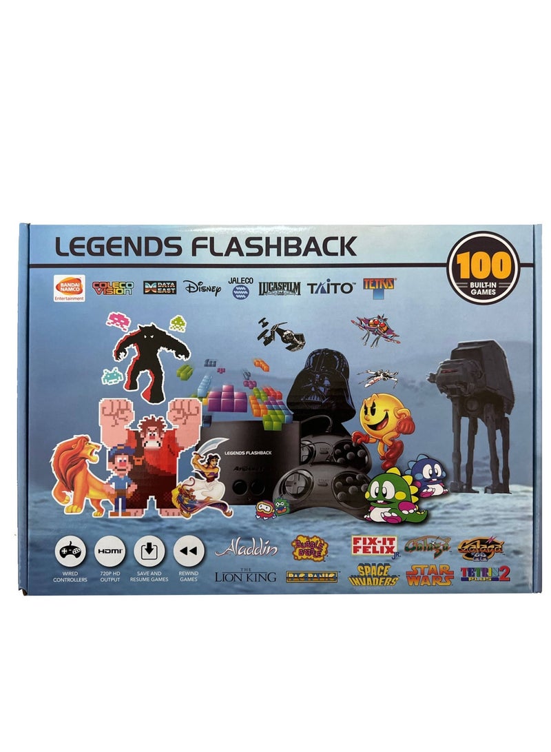 Flashback Legend Edition Retro Console, With 100 Built-In Games