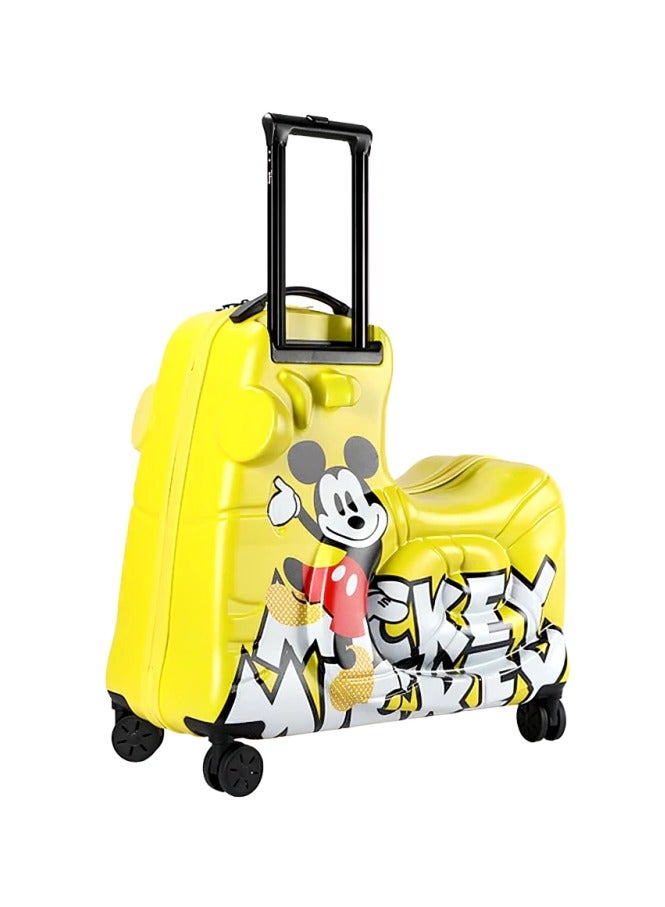 Children's Ride-On Suitcase,Travel Rolling Kid's Luggage, Children Trolley Hard Shell Carry on Luggage