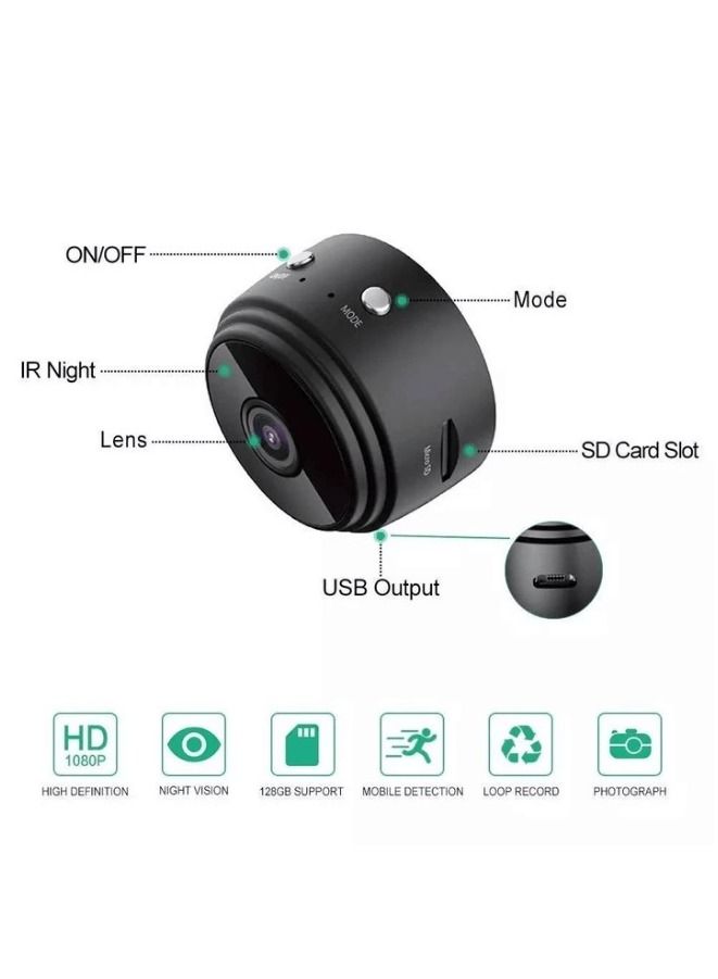 A9 HD Battery IP Mini Camcorder Surveillance WIFI Security Camera