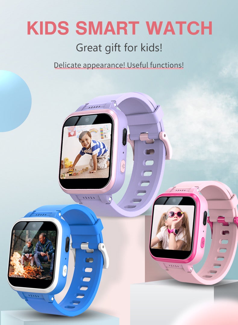 Kids Smart Watch Girls, Gifts For 3-10 Year Old Girls Dual Camera Touchscreen Smart Watch For Kids With Music Player, Educational Toys Toddles Birthday Gift For Girls Ages 6 7 8