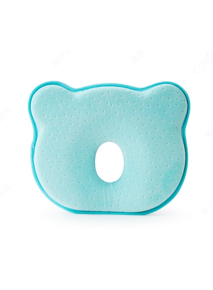 1-Piece Preventing Flat Head Syndrome Pillow Blue