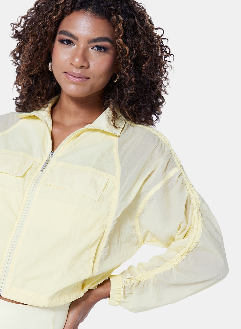 Windbreaker Jacket Pastel Yellow