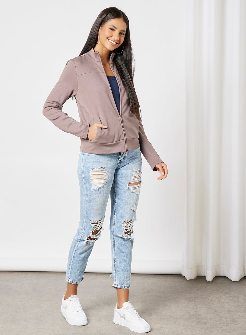 Eccesso Jersey Jacket Mauve